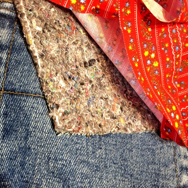 Kokvilnas audums, džinsu audums, kokvilnas vatelīns.